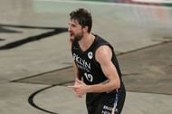 Joe Harris #12 of the Brooklyn Nets.